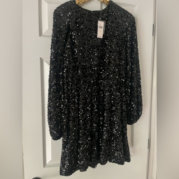NWT Sunday in Brooklyn Balloon-Sleeve Mini Dress - Picture 4 of 11